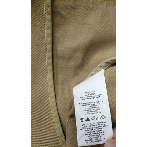 Armani Exchange Washed Cotton Safari Field Jacket Blazer Sports Coat, Tan, Large - Picture 8 of 8